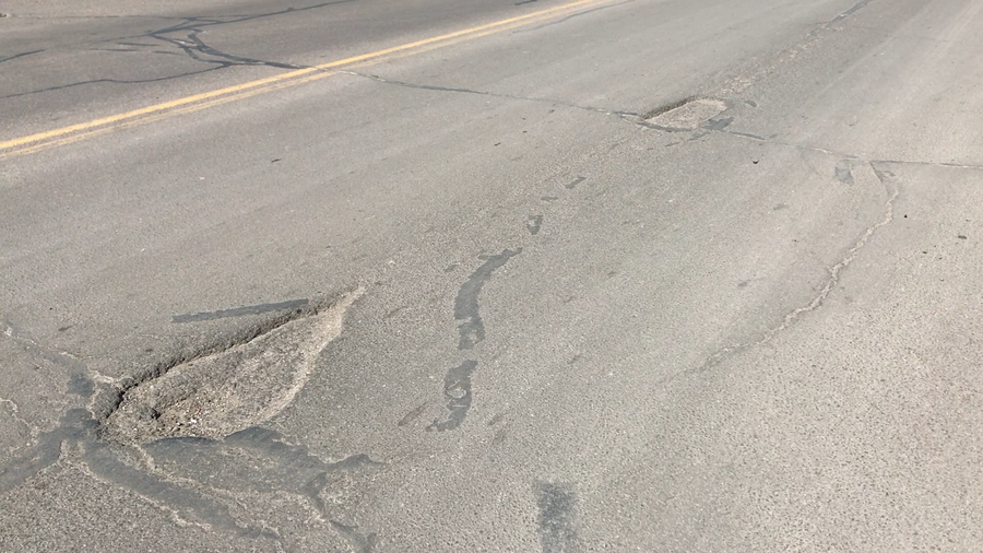 Potholes begin to get filled around Burlington