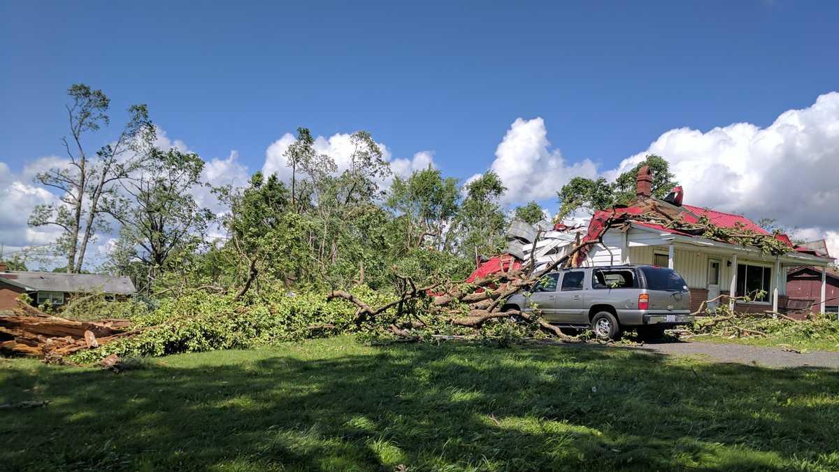SLIDESHOW Storms uproot trees, topple buildings in Eden