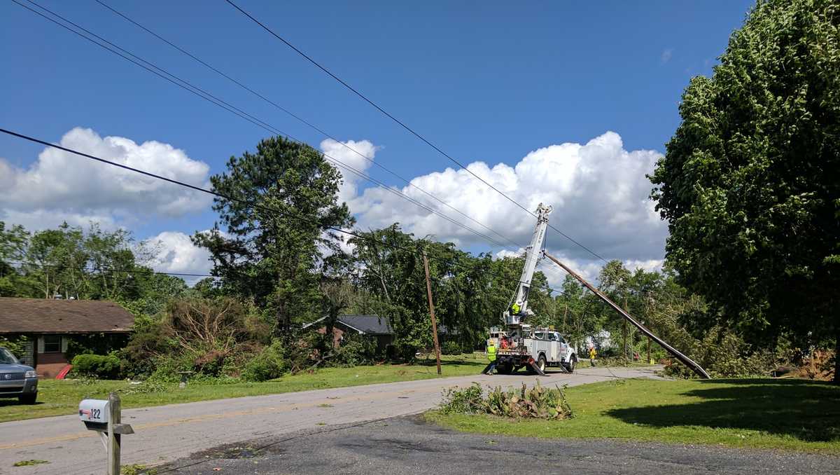 SLIDESHOW Storms uproot trees, topple buildings in Eden