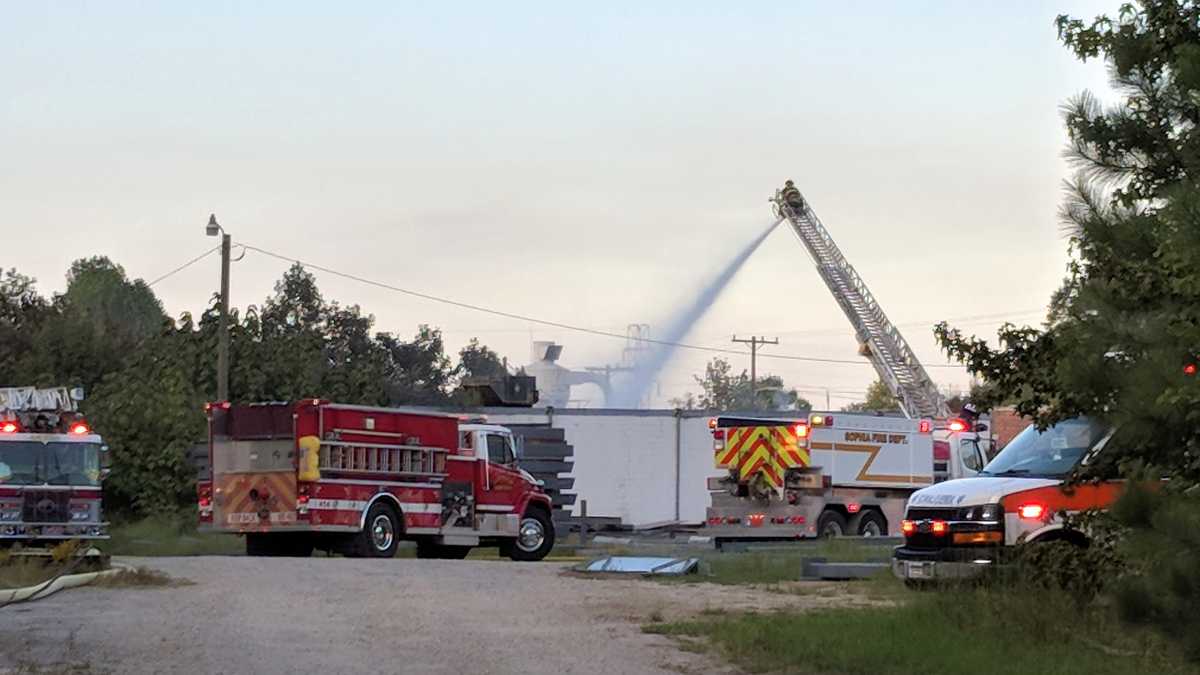 Crews battle fire at a Randolph County business - WXII