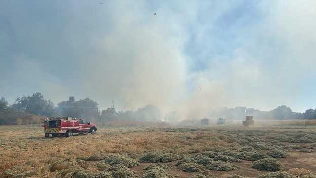 Forward progress stopped on vegetation fire burning in Rancho Murieta