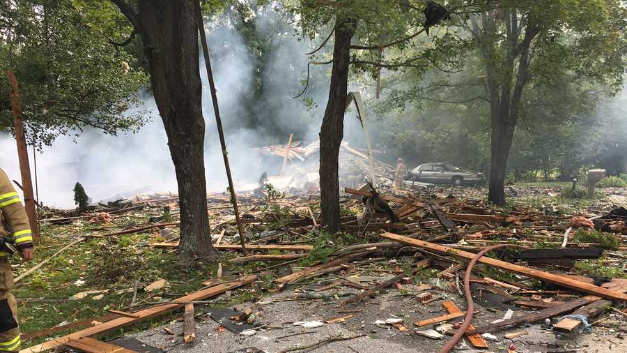 Photos: House explosion in Floyd County