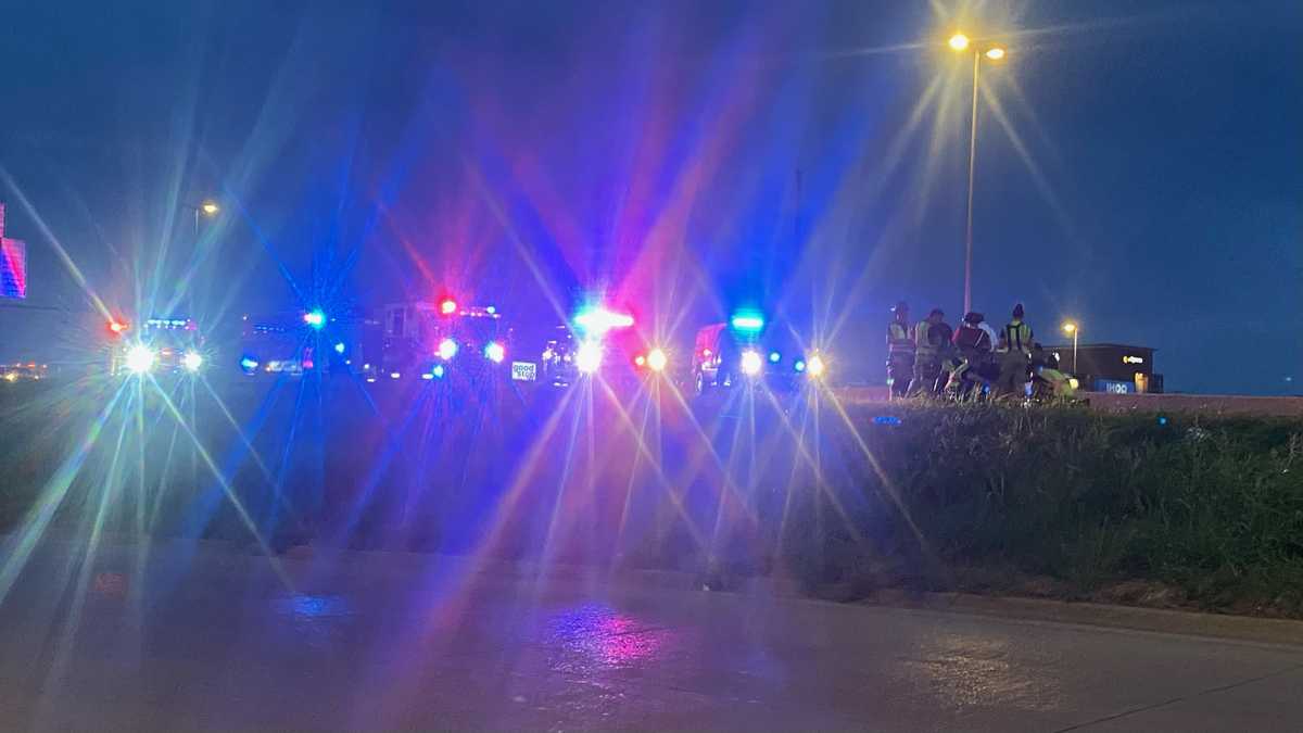 Police respond to crash involving a motorcycle on I-40 and Meridian in OKC