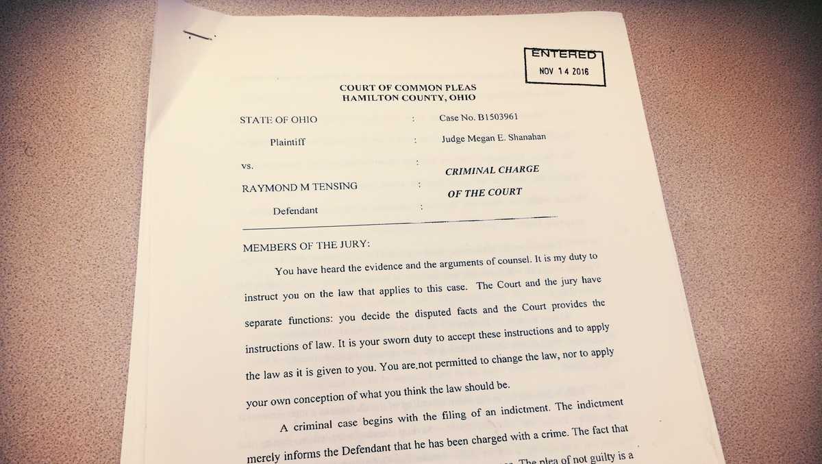 Jury instructions in Ray Tensing's murder trial may have confused jurors