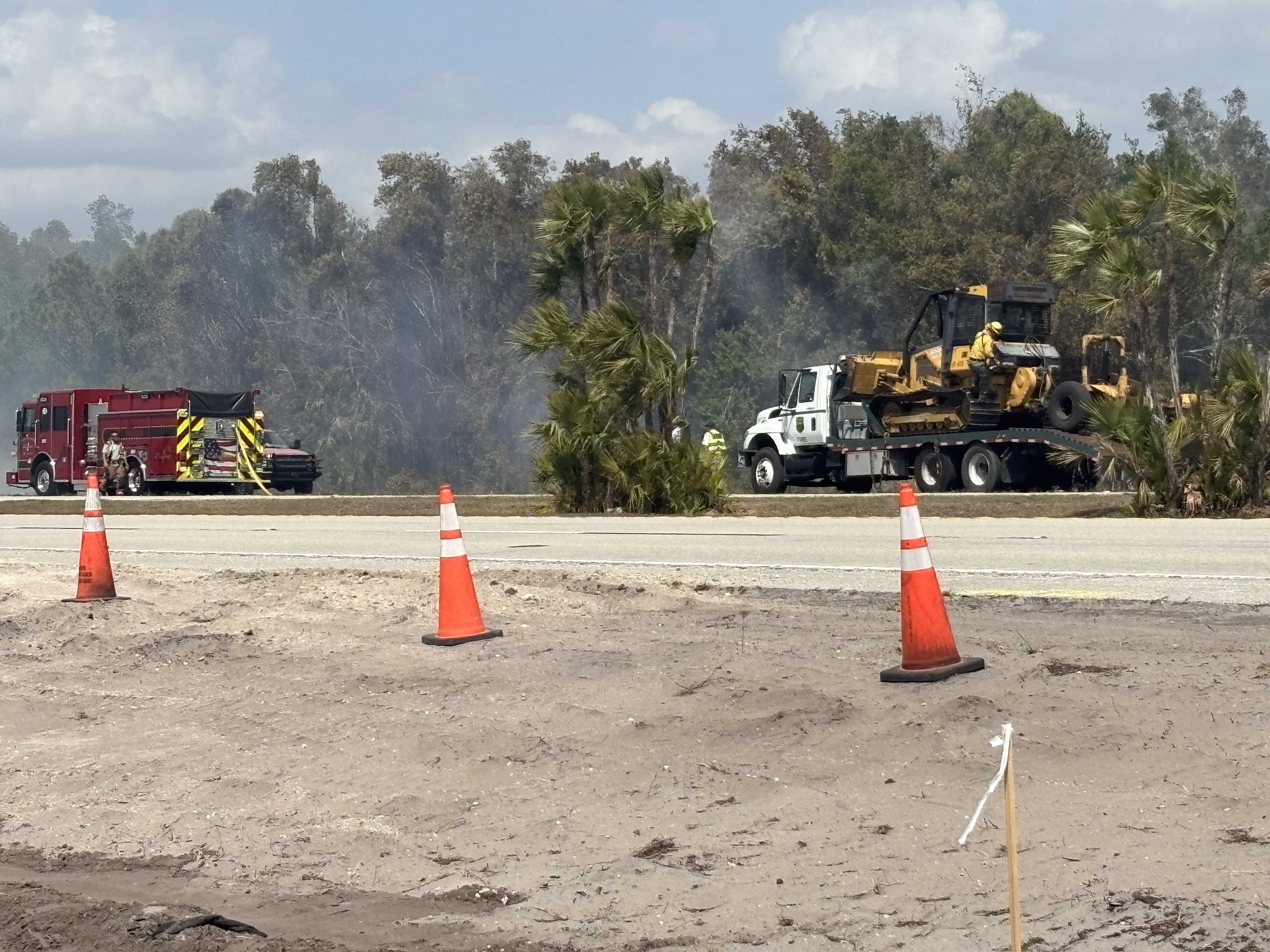Fire crews battle fast-spreading brush fires amid dry season across SW ...