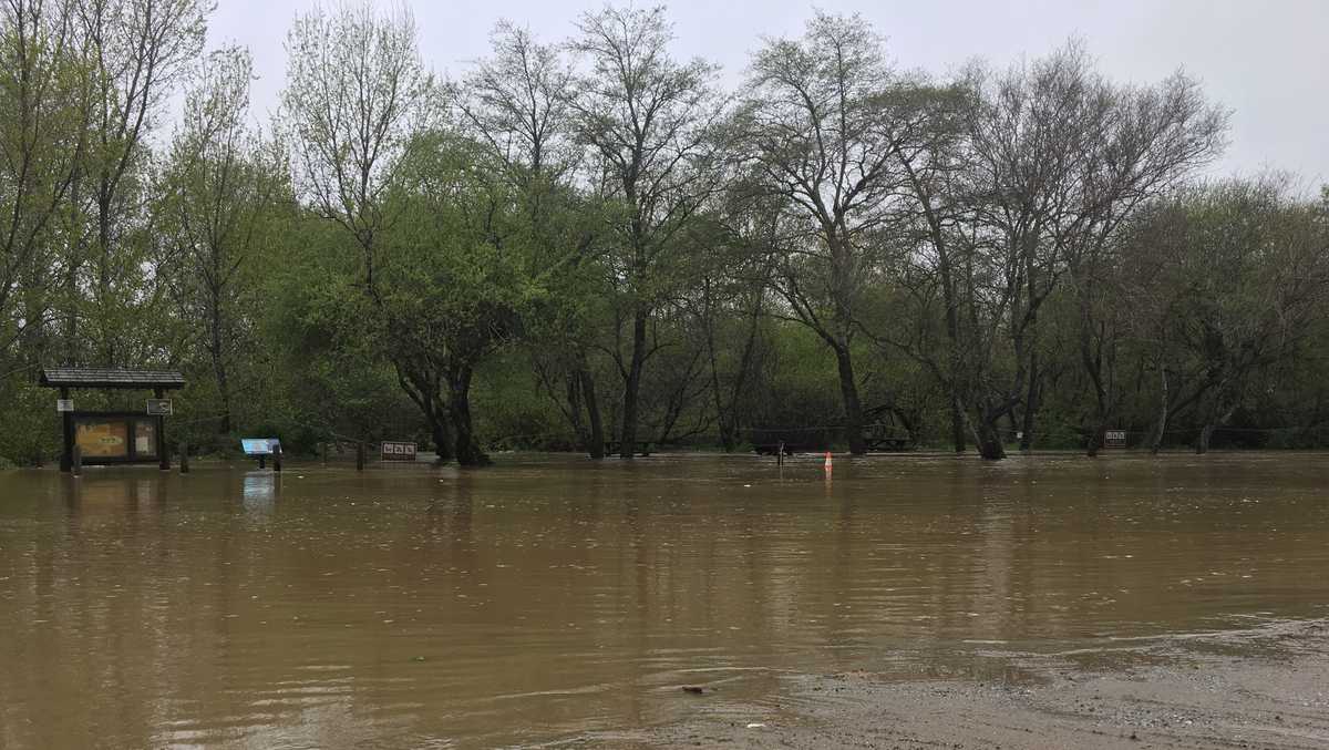 Atmospheric river brings 10 inches of rain to Big Sur