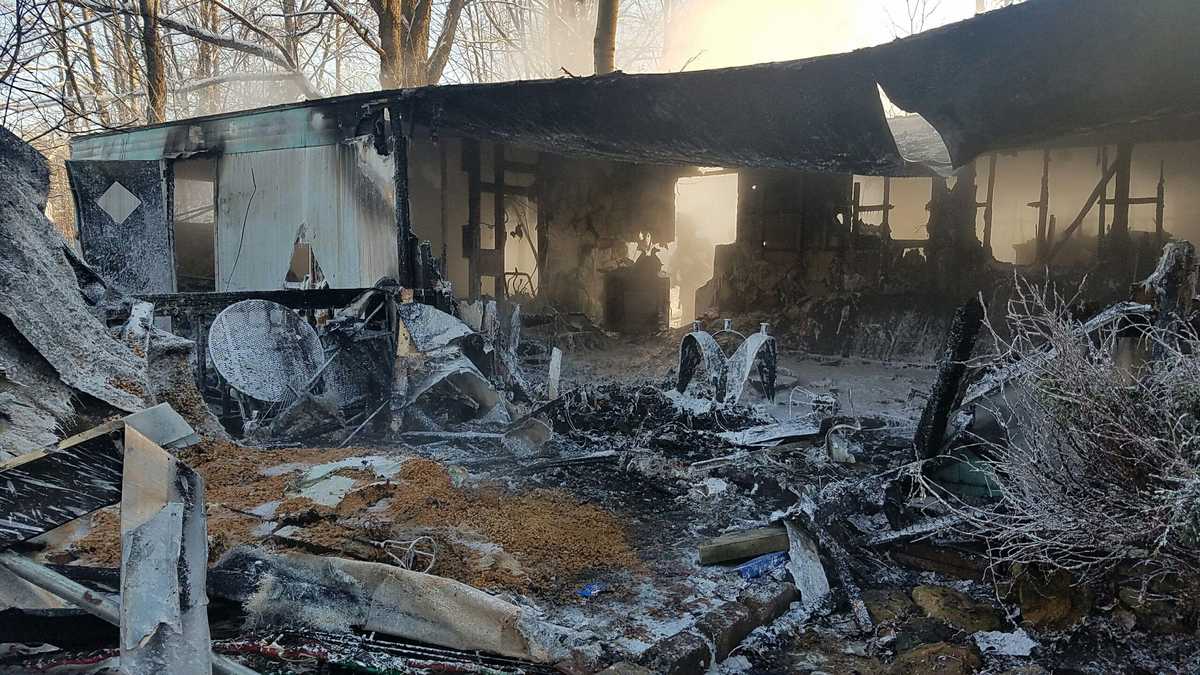 House destroyed by fire in Connoquenessing Township