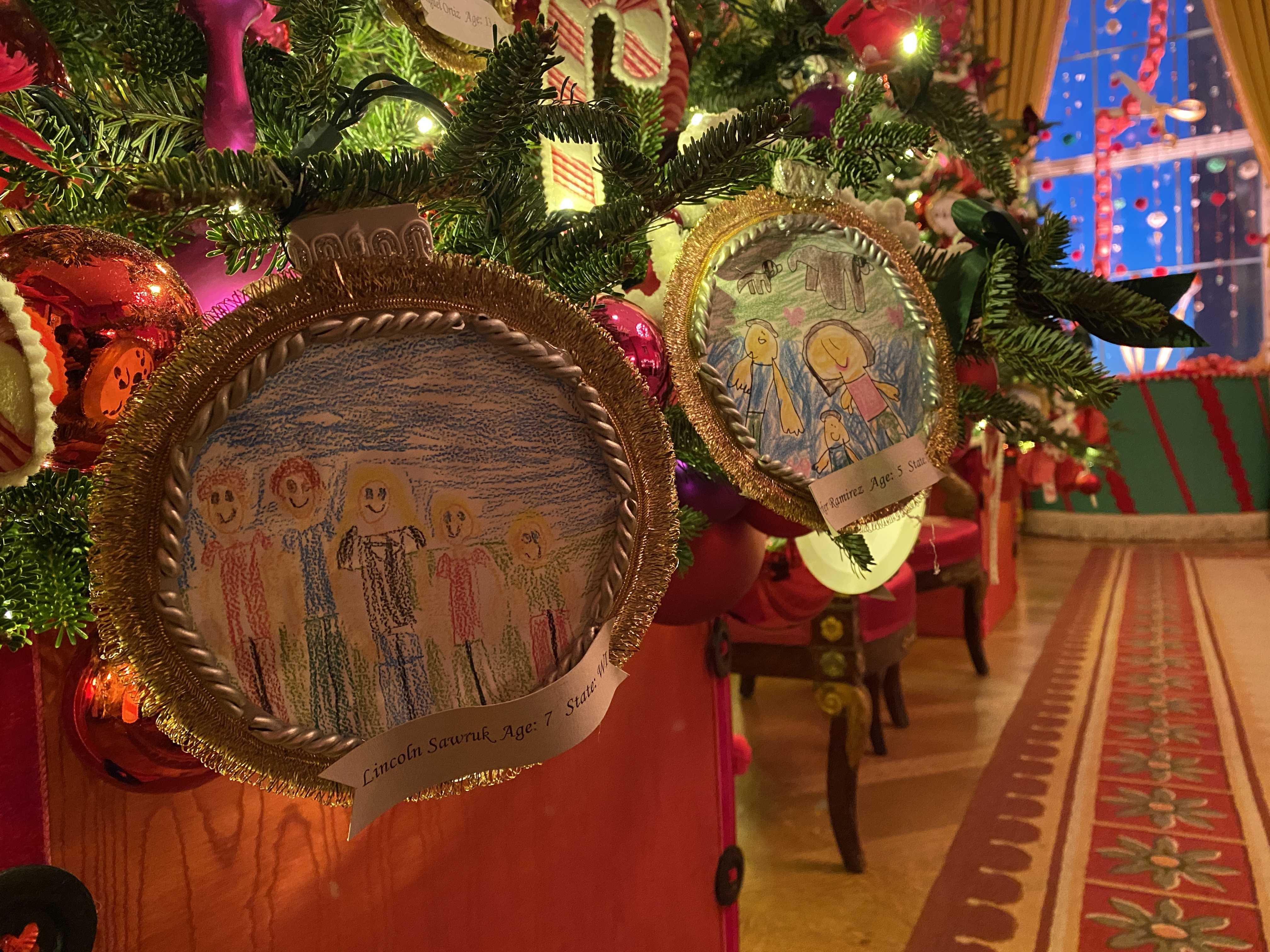 Christmas ornament honors gingerbread White House tradition