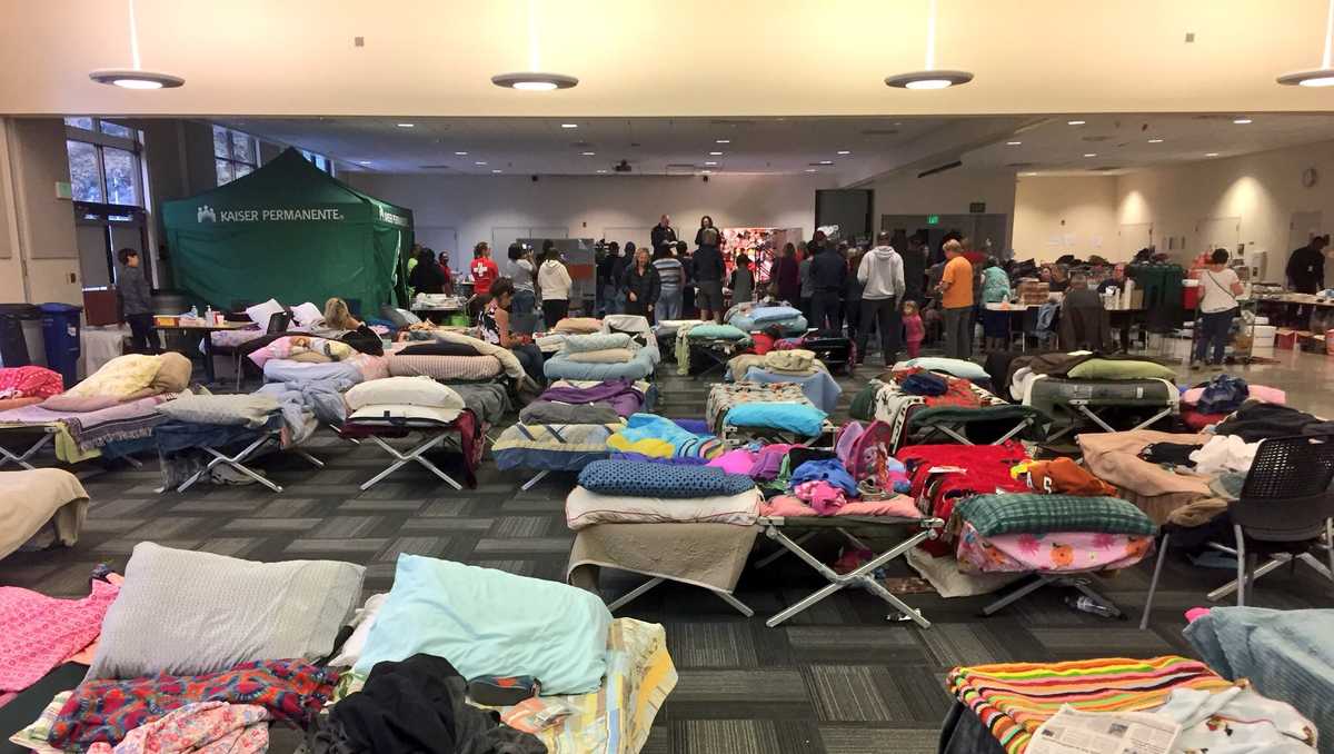 Inside look at life in a NorCal wildfire evacuation center