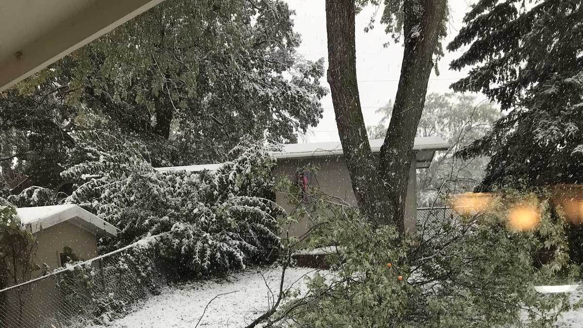 Photos: First snow of the season