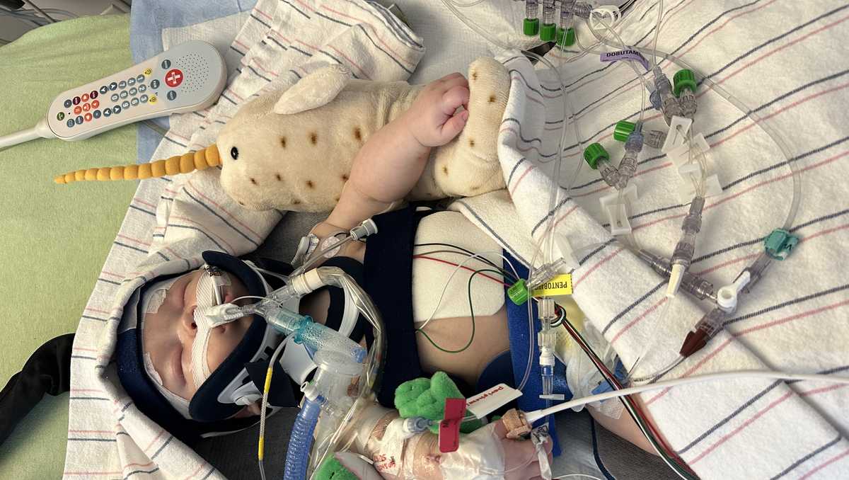 Two-month-old in hospital, father charged for shaking baby
