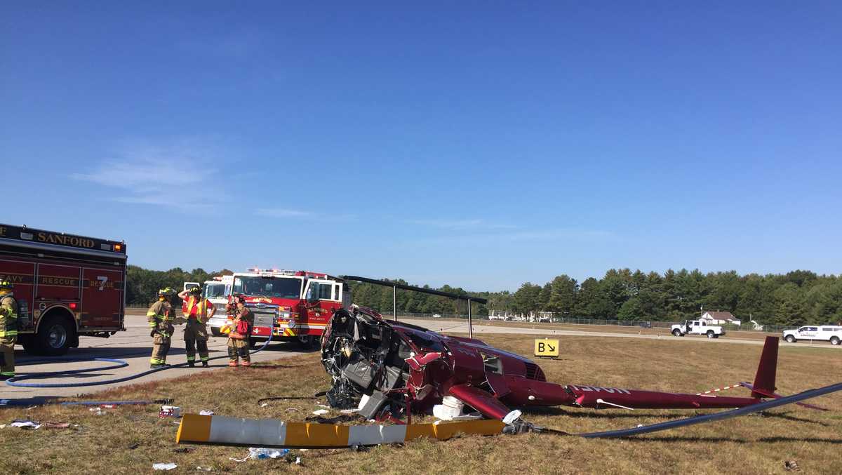 Pilot critically injured in Sanford helicopter crash
