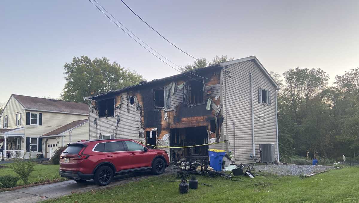 PHOTOS: Overnight fire destroys Dauphin County house