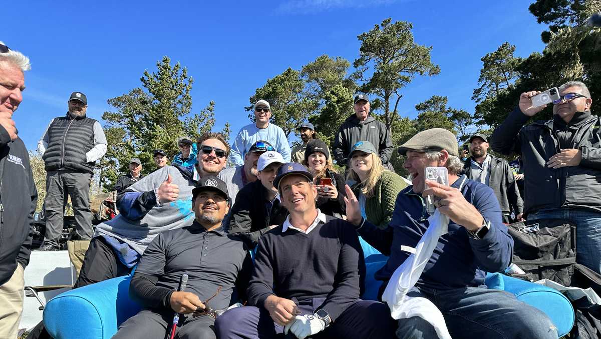 Bill Murray had fun at the Pebble Beach Pro-Am golf tournament