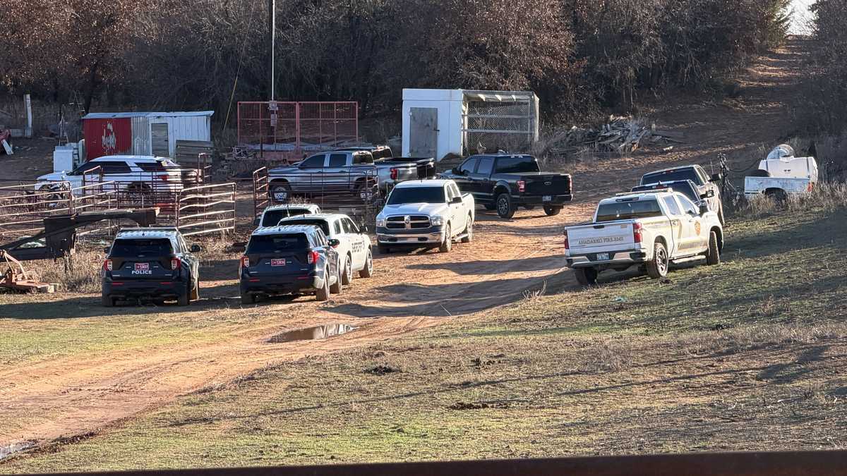Law enforcement searches Caddo County property connected to parents of missing Chickasha boy