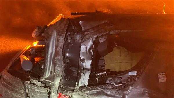 See the photos: Semi-truck slams into Iowa State Patrol SUV during winter storm response