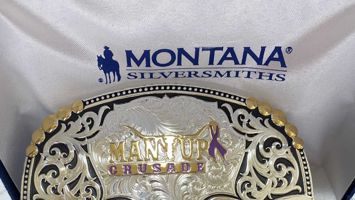Salinas Rodeo hosts belt buckle raffle to raise awareness for victims ...