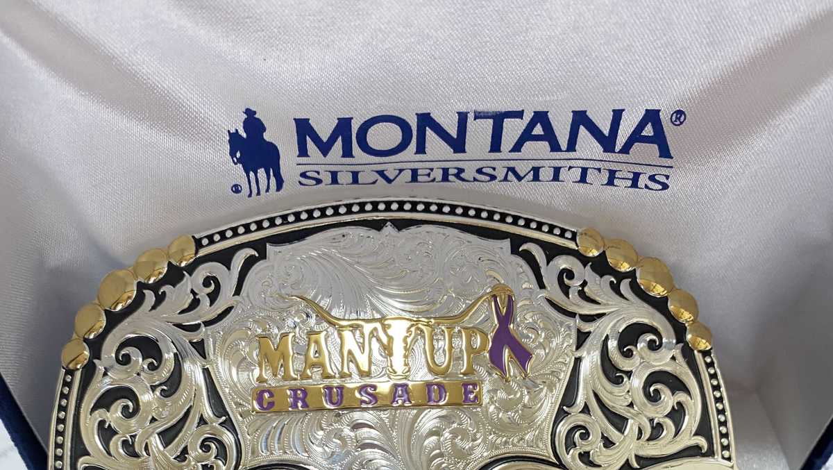 Salinas Rodeo hosts belt buckle raffle to raise awareness for victims