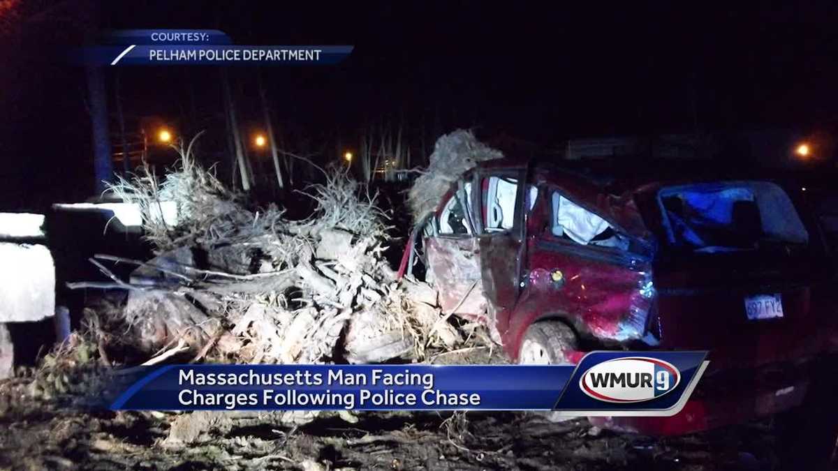 Mass. man accused of leading police on chase from Pelham to Salem