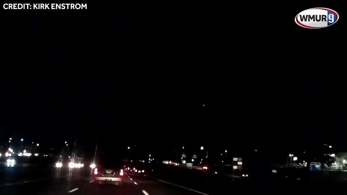did you see it dashcam footage captures apparent fireball over