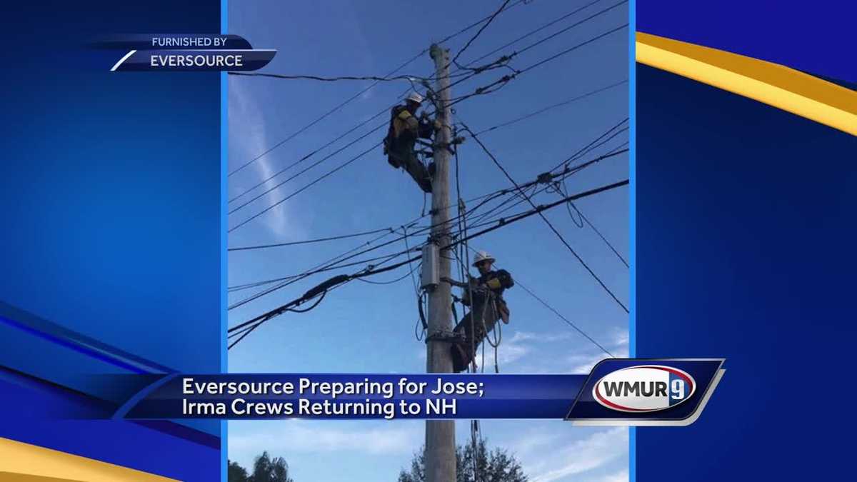 Eversource crews headed back to NH ahead of Jose