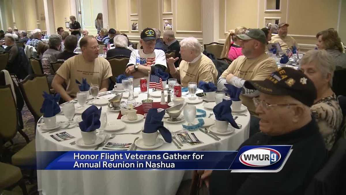 Nearly 100 veterans gather in Nashua for honor flight reunion