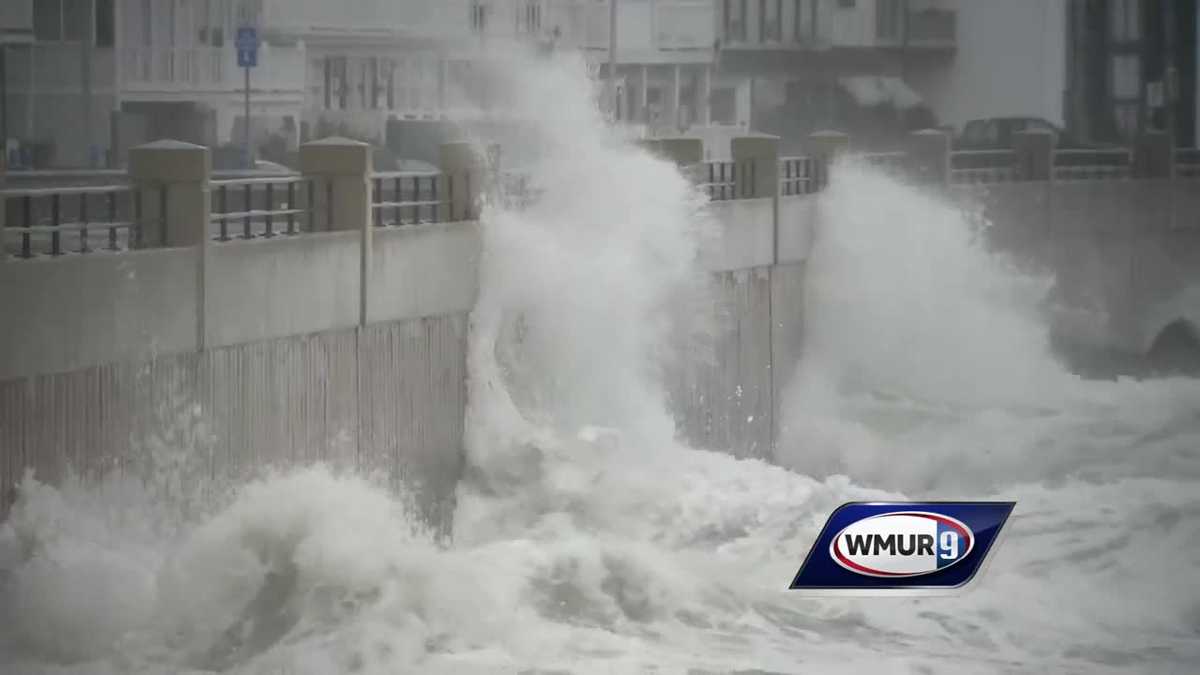 Some areas flood after king tide rolls onto Hampton Beach