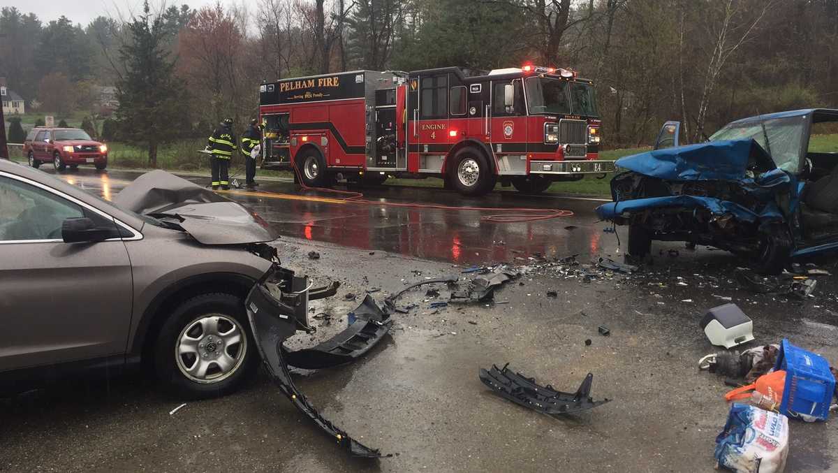 2 injured, 1 seriously, in headon collision in Pelham