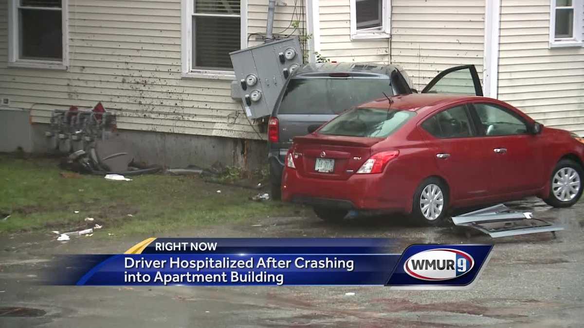 Police: Man hospitalized after crashing stolen minivan into home