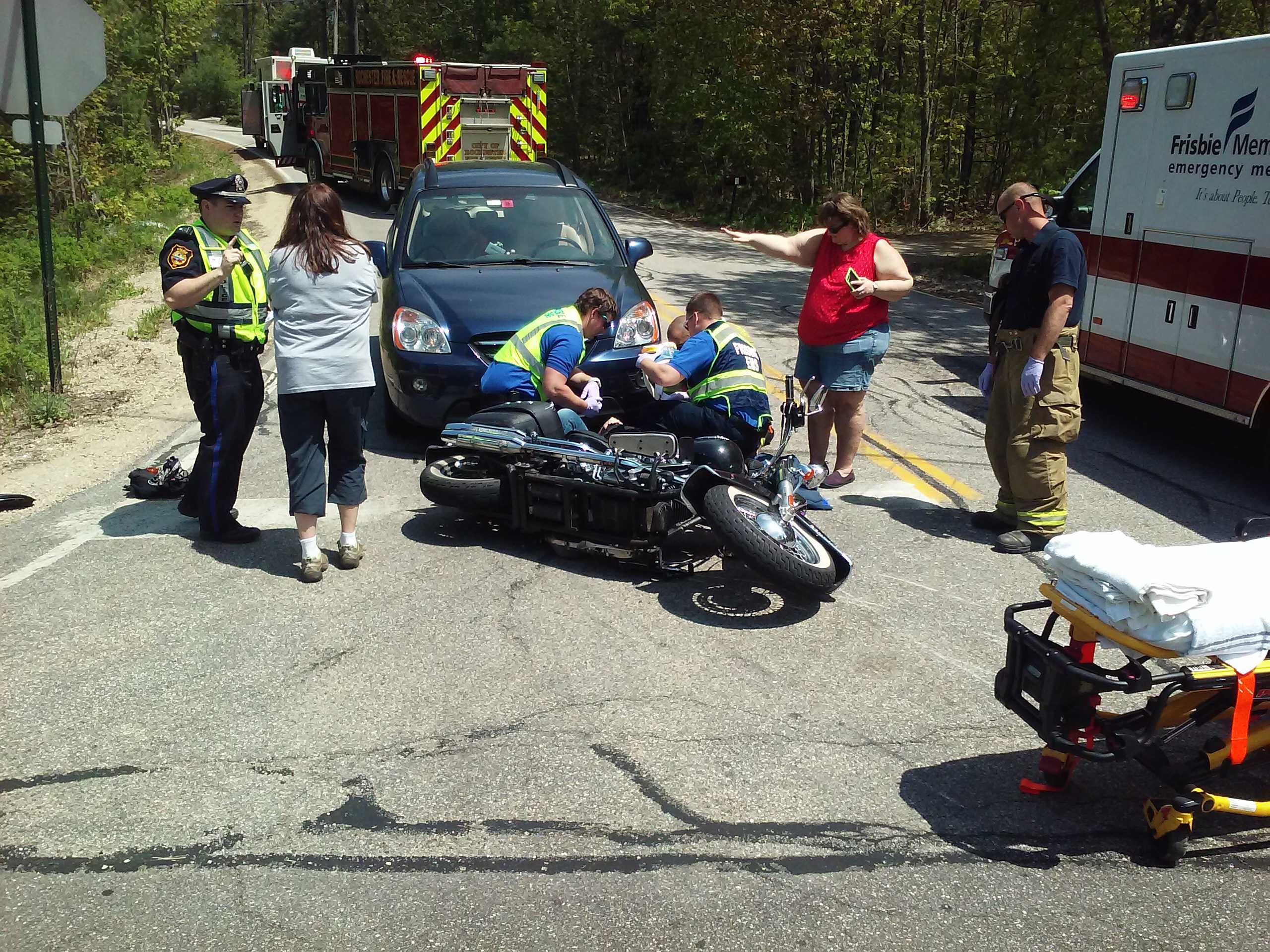 Motorcyclist Injured After Collision With Car, Police Say