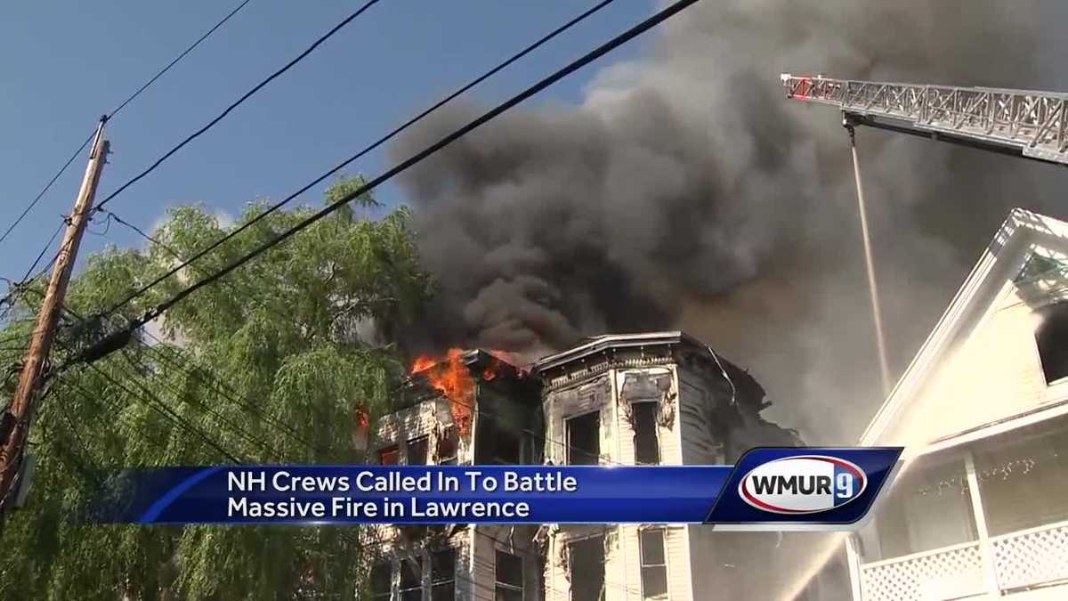 3 firefighters, 1 civilian injured in 6alarm fire in Lawrence, Mass.