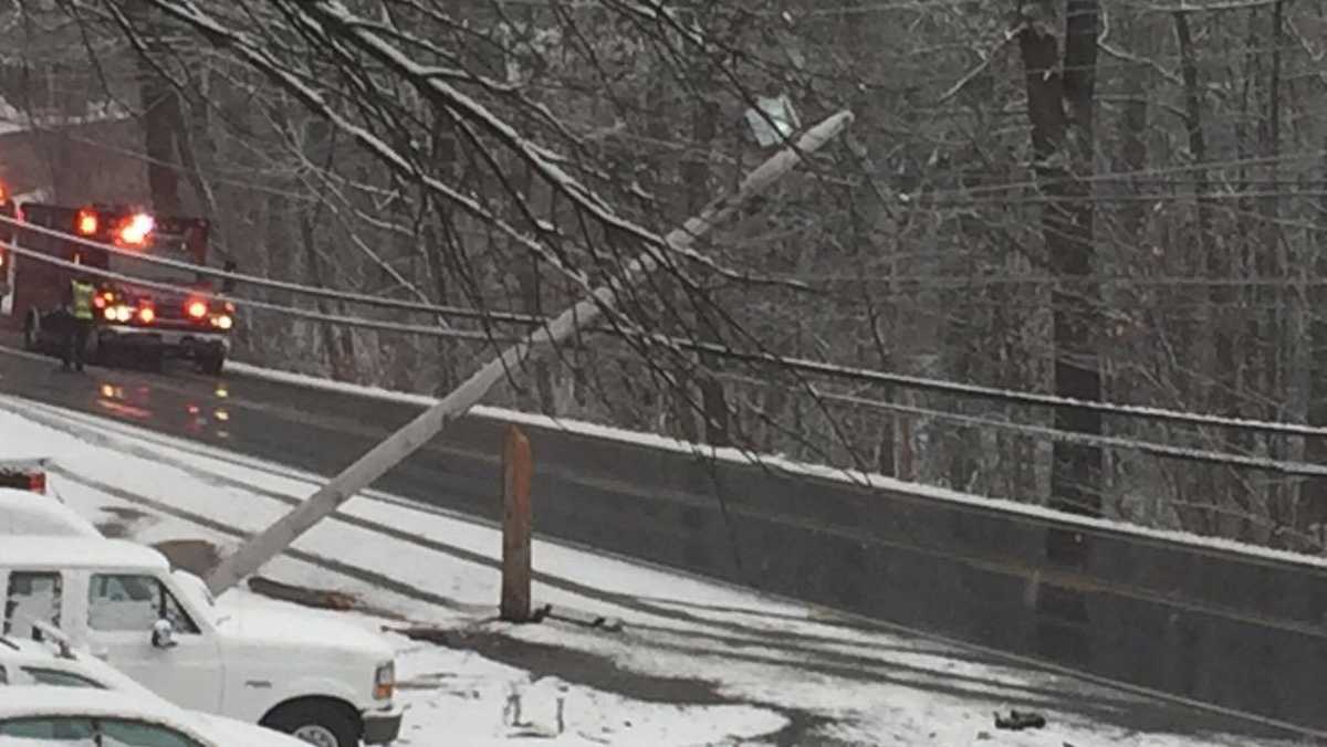 Photos Road in Pelham closed after crash involving pole
