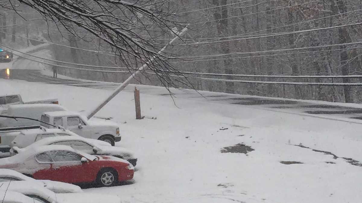 Photos Road in Pelham closed after crash involving pole