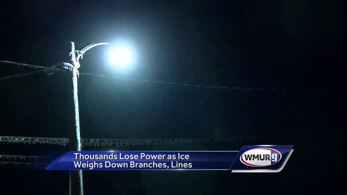 Freezing rain causes difficult travel conditions, power outages in NH