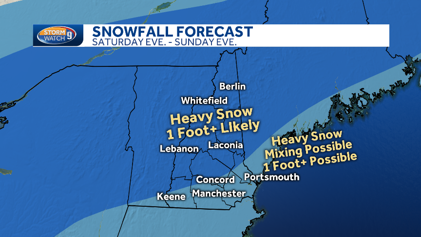 Snow in NH Friday morning before stronger weekend snowstorm