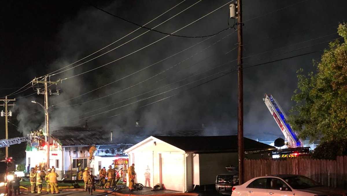 Fire tears through structure in Westmoreland County