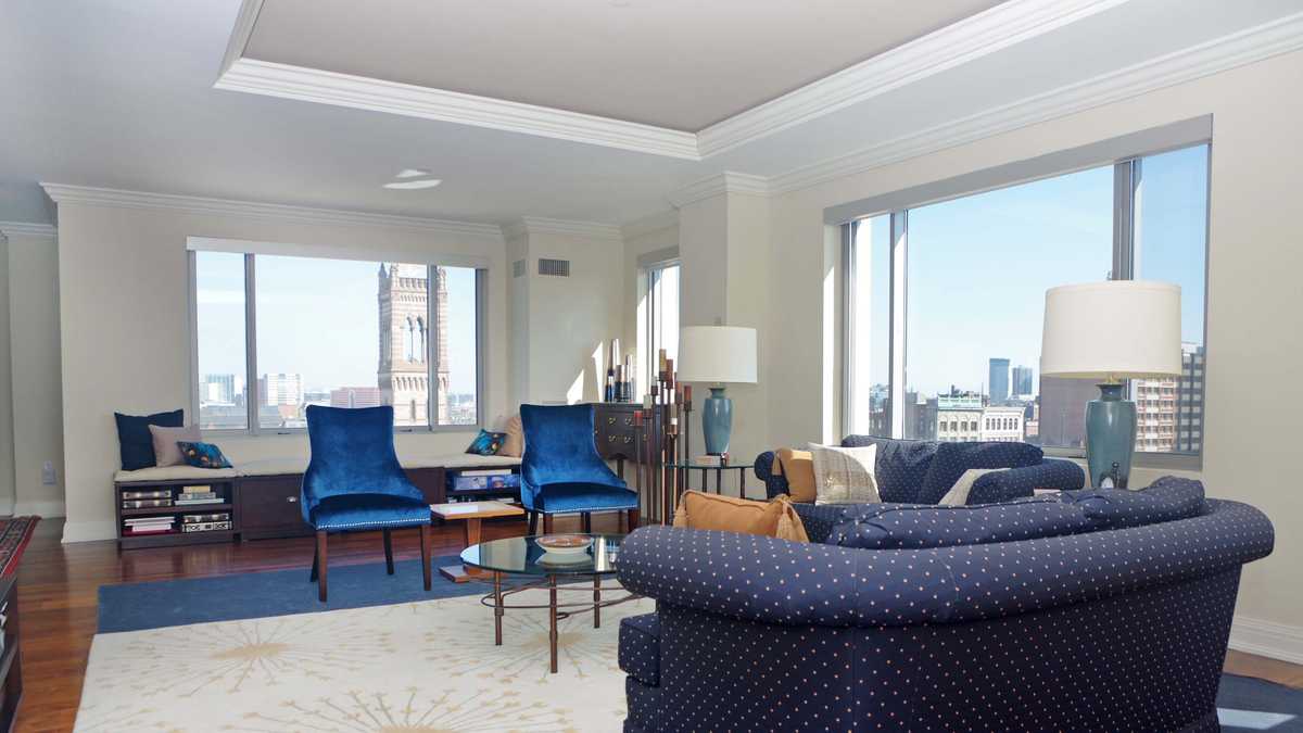 4.5M condo has stunning views of Copley Place