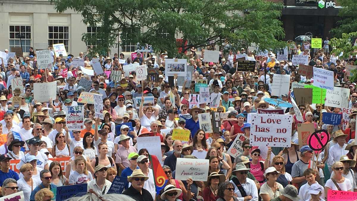 ‘We care’: Family separation protests spread coast to coast