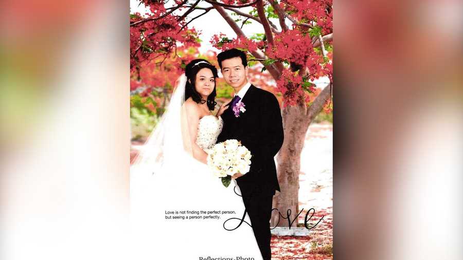 Photo from a wedding album of Khanh Phuong Nguyen and Tam Cong Le. Photo albums were submitted as evidence by federal prosecutors in a massive marriage fraud case.