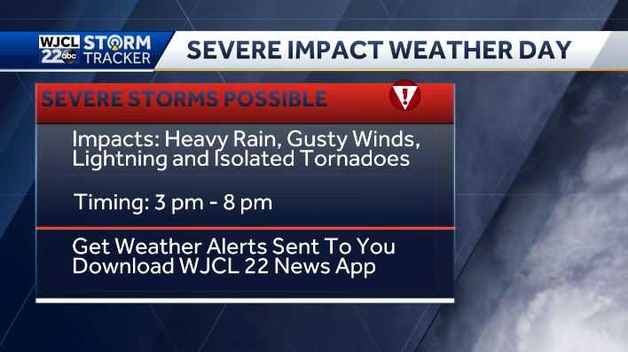 SEVERE IMPACT WEATHER expected today from Claudette. Here's what you ...