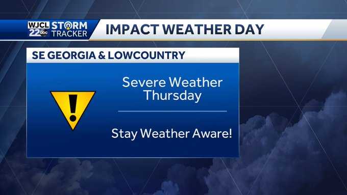 Dry and quiet now...next round of strong storms arrives Thursday - WJCL