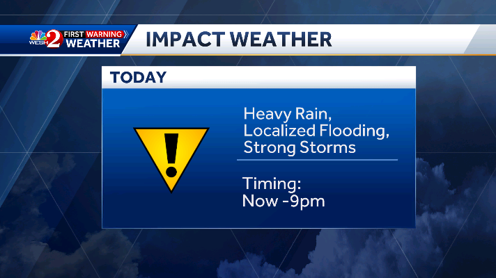 Heavy rain, strong storms clear across Central Florida Sunday evening