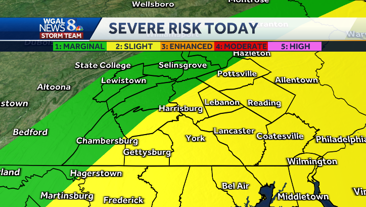 Impact Day: Severe storms possible