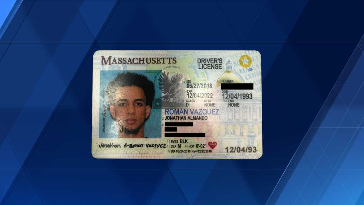License ended. Massachusetts Driver License. Massachusetts Driver License back.