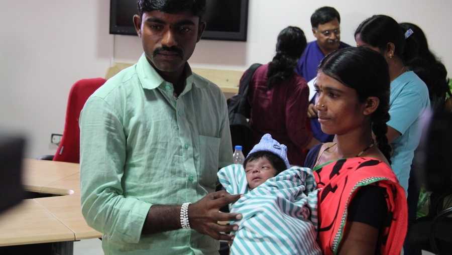 An Indian boy born with four legs and two penises is set to return home after a successful surgery. Doctors at Bangalore's Narayana Health City described the complexities of the case to local reporters at a news conference Thursday, Feb. 9, 2017.
