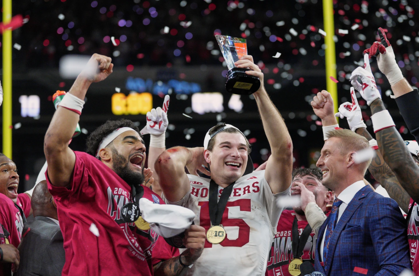 koco.com - Greg Beacham, Associated Press - No. 1 Indiana will face Oklahoma or Alabama in Rose Bowl after topping the CFP bracket