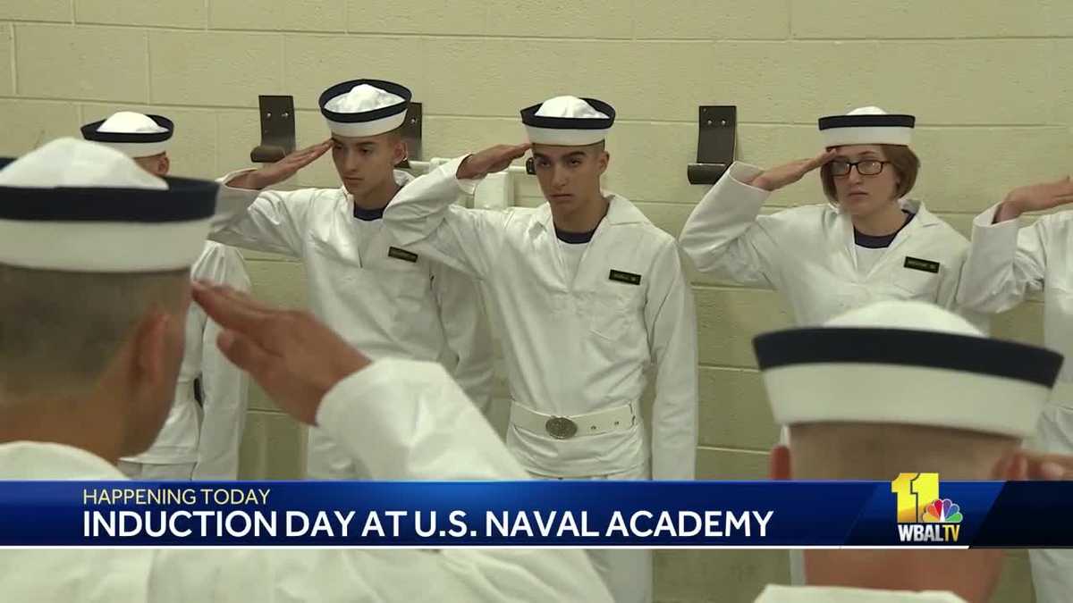 It's Induction Day at the US Naval Academy