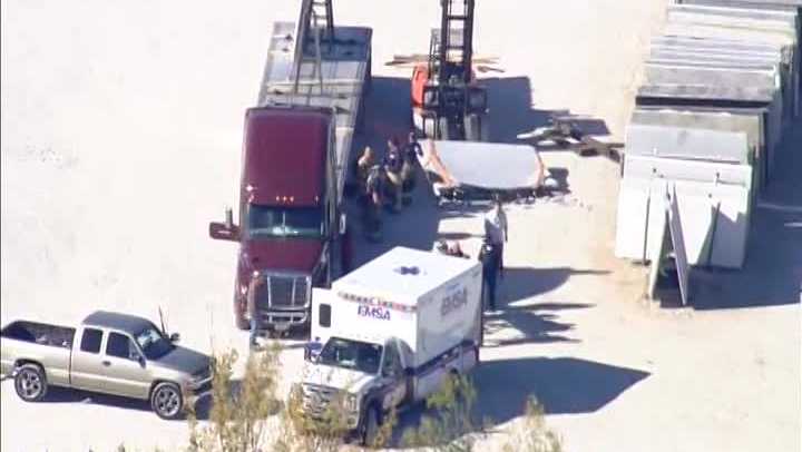 Slab Of Granite Falls Off Forklift Lands On Person S Foot In North Okc