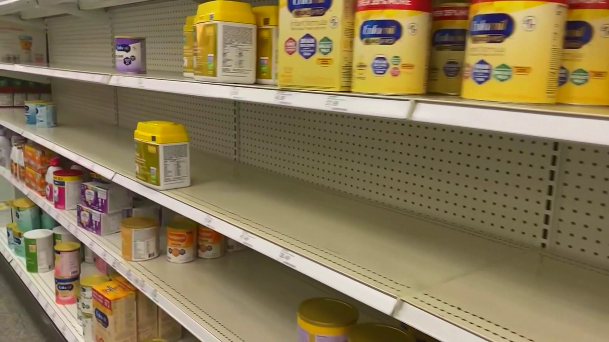 Resources for parents contending with baby formula shortage