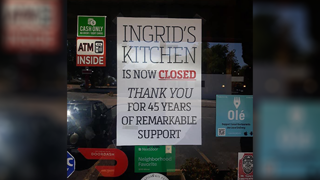 Ingrid's, popular OKC restaurant, closing after 45 years